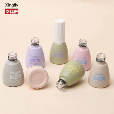 ราคาดี ใส 12 มิลลิกรัม Luxury Empty Gel Glass Nail Polish กระป๋อง Custom Logo สี่เหลี่ยม กระป๋อง Nail Polish ออนไลน์