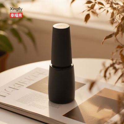 ราคาดี ขวดน้ำยาทาเล็บแก้วกลมขนาด 15 มล. พร้อมฝาสีดำ ชุดเจล UV เจลเปล่า ออนไลน์