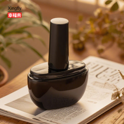 ราคาดี 17ml Nail Polish Bottle Custom Color UV Gel Empty Glass Vial With Brush Stained Glass Design ออนไลน์