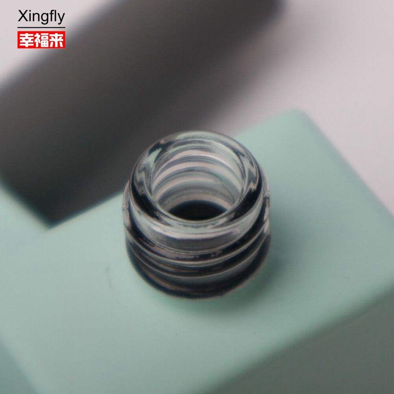 กระป๋องแก้วเล็บว่างเรียบ 14 มิลลิลิตร สีที่กําหนดเอง กระป๋องเล็บส่วนตัว UV Gel