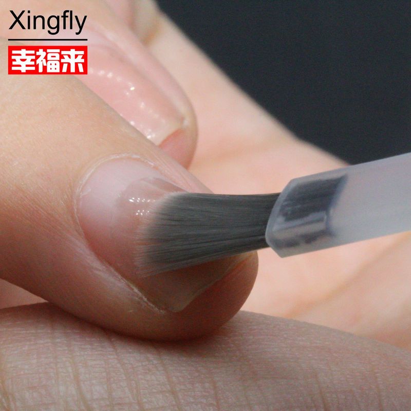 OEM Soft Bristle Hardness Nail Art Brushes Acrylic Nail Polish กระป๋อง กระป๋องเล็บที่เปลี่ยนได้