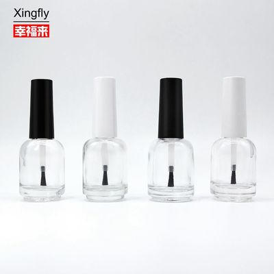 15 มล กระป๋องเล็บกลม UV Gel กระป๋องเล็บกลมด้วยหมวกและแปรง