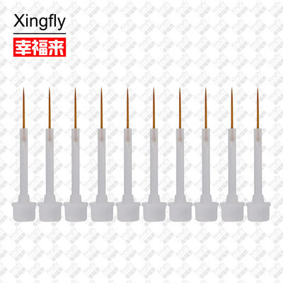 Xingfly Nail Art Polish ผ้าแปรงบาง หัวไนลอน วัสดุมือพลาสติก