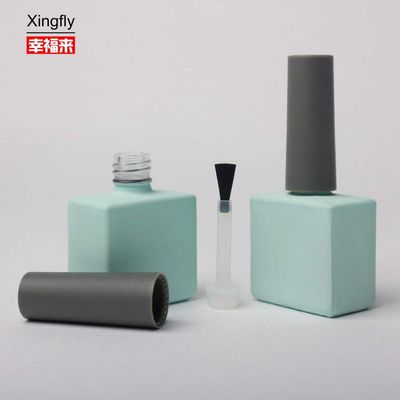 กระป๋องแก้วเล็บว่างเรียบ 14 มิลลิลิตร สีที่กําหนดเอง กระป๋องเล็บส่วนตัว UV Gel