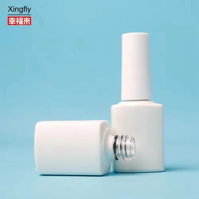 ราคาดี 8 มิลเลตร้ามเล็บ กระป๋องแก้วสี่เหลี่ยมด้วยแปรง กล่องเล็บเล็บเจลว่าง UV ออนไลน์