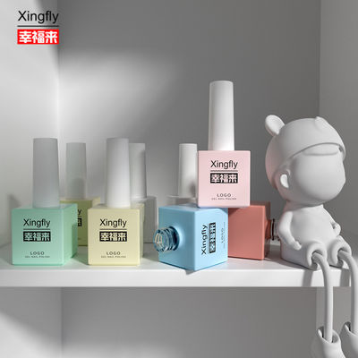 17 มล LOGO Custom สี ยูวี เจล เจลว่าง ลายเล็บ กระป๋องมาพร้อมกับหัวแปรง