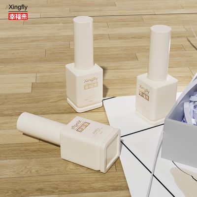 15ml ตาราง Custom เบลล์ส่วนตัว หมวกติดเชื้อ เจลเล็บโปแลนด์ OEM กระปุกแก้วตามสั่ง